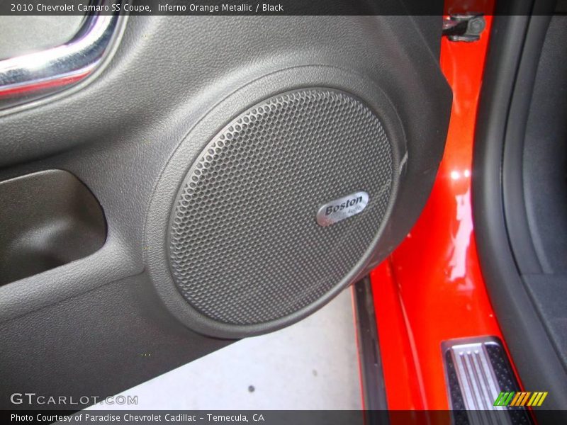 Inferno Orange Metallic / Black 2010 Chevrolet Camaro SS Coupe
