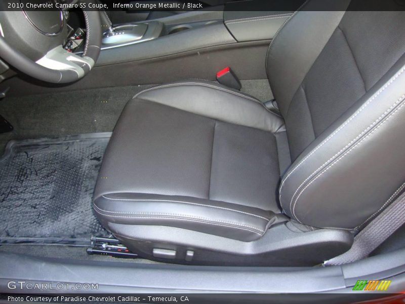 Inferno Orange Metallic / Black 2010 Chevrolet Camaro SS Coupe