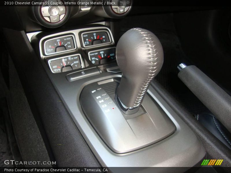 Inferno Orange Metallic / Black 2010 Chevrolet Camaro SS Coupe