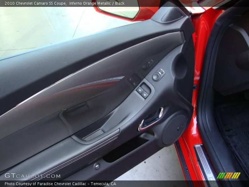 Inferno Orange Metallic / Black 2010 Chevrolet Camaro SS Coupe