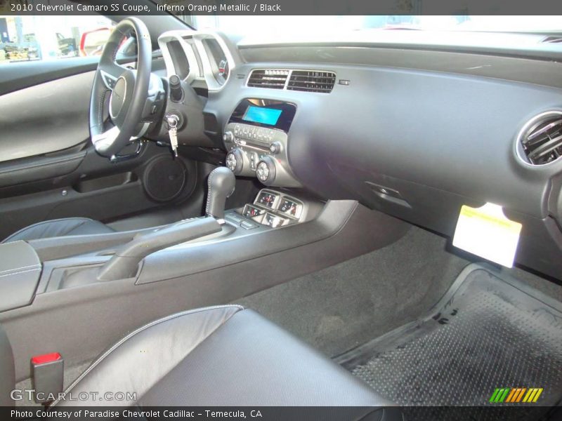 Inferno Orange Metallic / Black 2010 Chevrolet Camaro SS Coupe