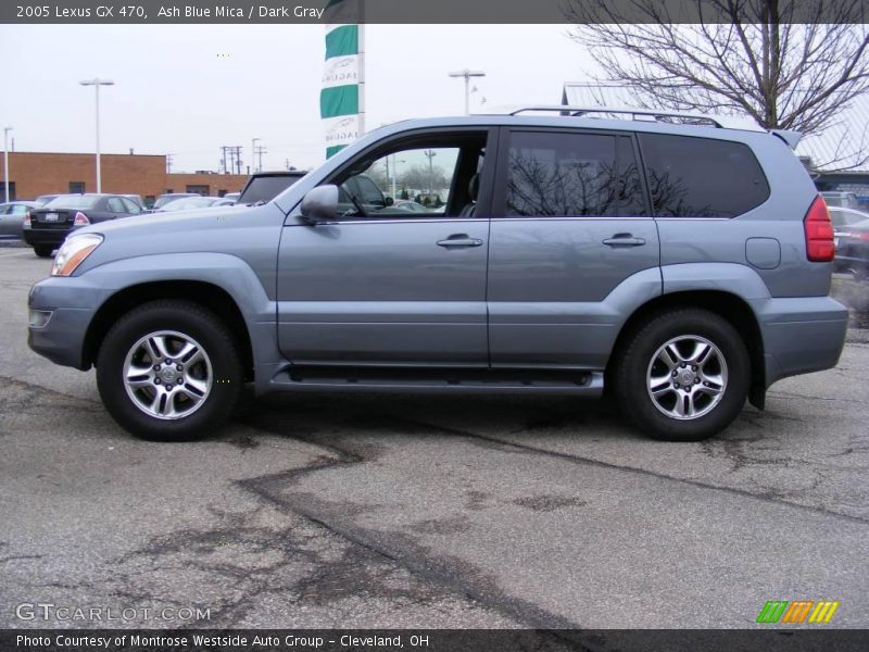 Ash Blue Mica / Dark Gray 2005 Lexus GX 470