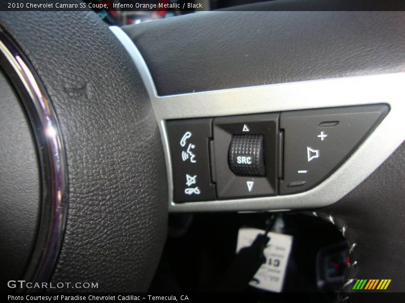 Inferno Orange Metallic / Black 2010 Chevrolet Camaro SS Coupe