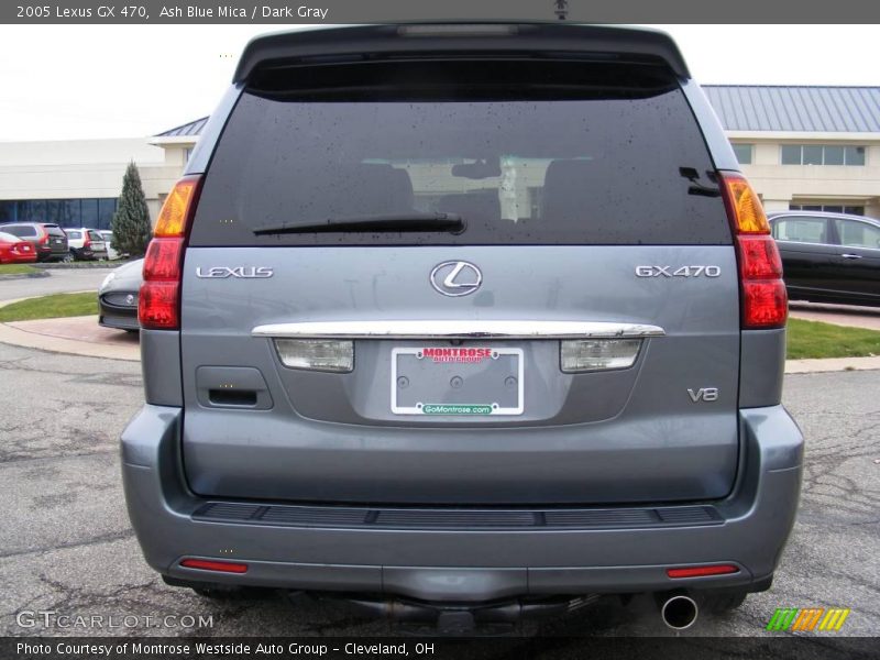 Ash Blue Mica / Dark Gray 2005 Lexus GX 470
