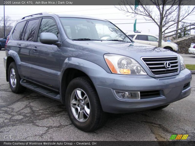 Ash Blue Mica / Dark Gray 2005 Lexus GX 470