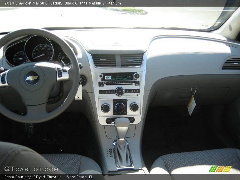 Black Granite Metallic / Titanium 2010 Chevrolet Malibu LT Sedan