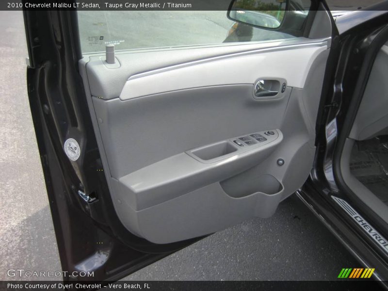 Taupe Gray Metallic / Titanium 2010 Chevrolet Malibu LT Sedan