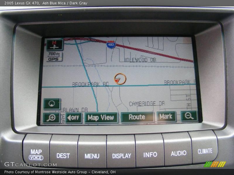 Ash Blue Mica / Dark Gray 2005 Lexus GX 470
