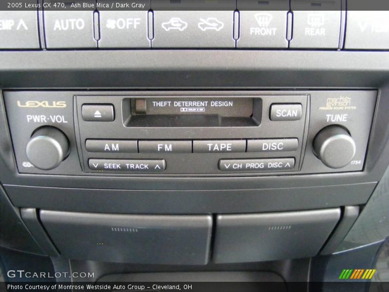Ash Blue Mica / Dark Gray 2005 Lexus GX 470