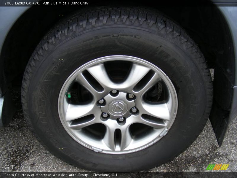 Ash Blue Mica / Dark Gray 2005 Lexus GX 470