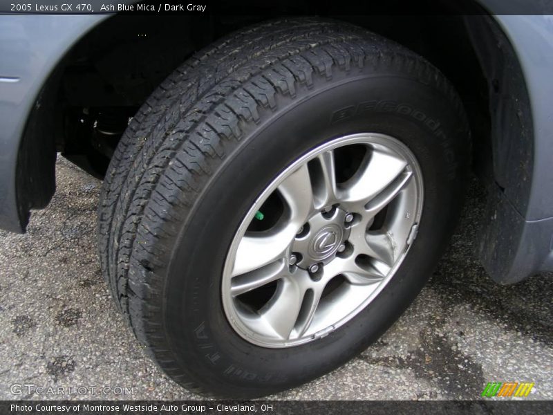 Ash Blue Mica / Dark Gray 2005 Lexus GX 470