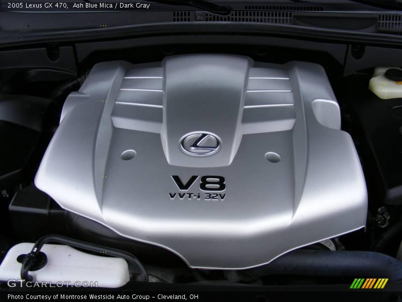 Ash Blue Mica / Dark Gray 2005 Lexus GX 470