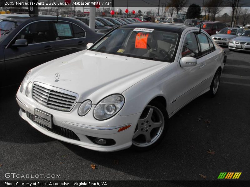 Alabaster White / Ash 2005 Mercedes-Benz E 320 Sedan