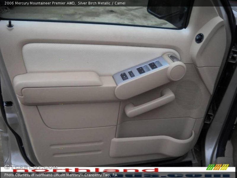 Silver Birch Metallic / Camel 2006 Mercury Mountaineer Premier AWD
