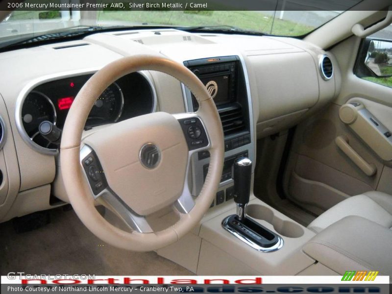 Silver Birch Metallic / Camel 2006 Mercury Mountaineer Premier AWD