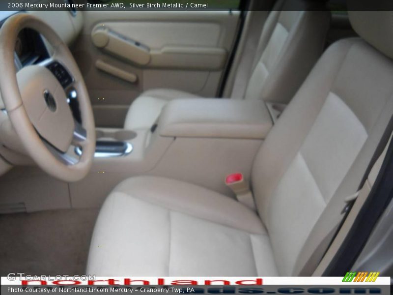 Silver Birch Metallic / Camel 2006 Mercury Mountaineer Premier AWD