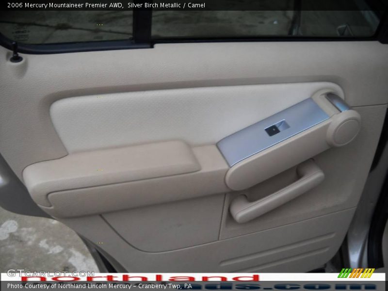 Silver Birch Metallic / Camel 2006 Mercury Mountaineer Premier AWD