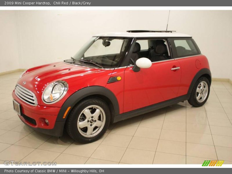 Chili Red / Black/Grey 2009 Mini Cooper Hardtop