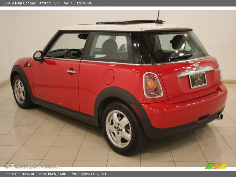 Chili Red / Black/Grey 2009 Mini Cooper Hardtop
