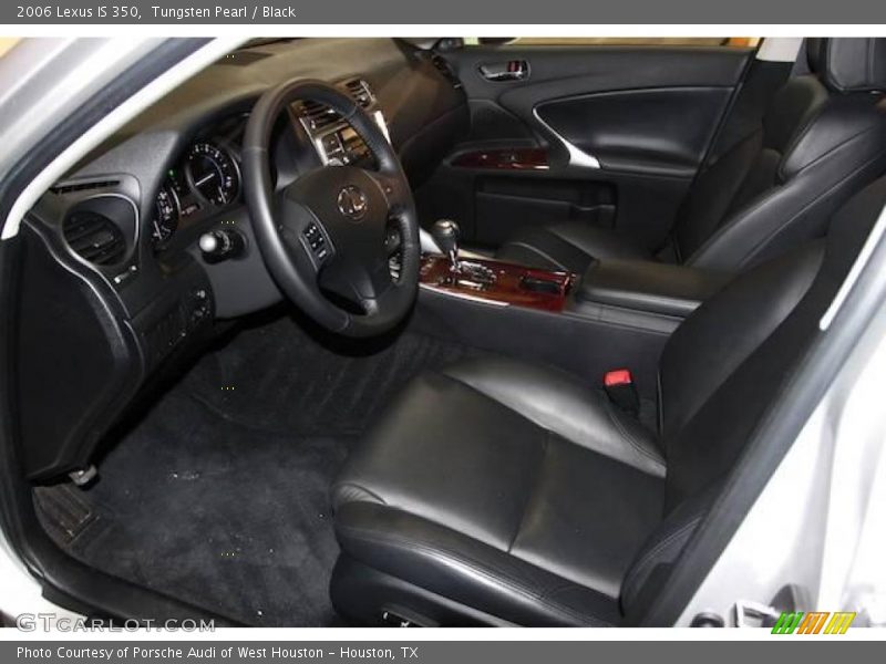 Tungsten Pearl / Black 2006 Lexus IS 350