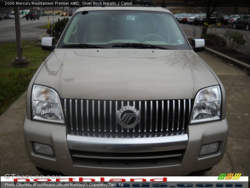 Silver Birch Metallic / Camel 2006 Mercury Mountaineer Premier AWD
