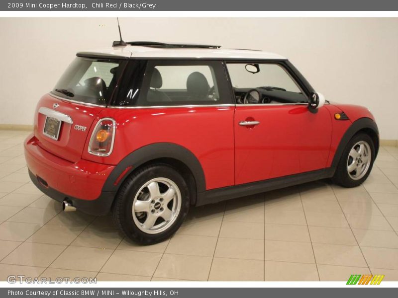 Chili Red / Black/Grey 2009 Mini Cooper Hardtop
