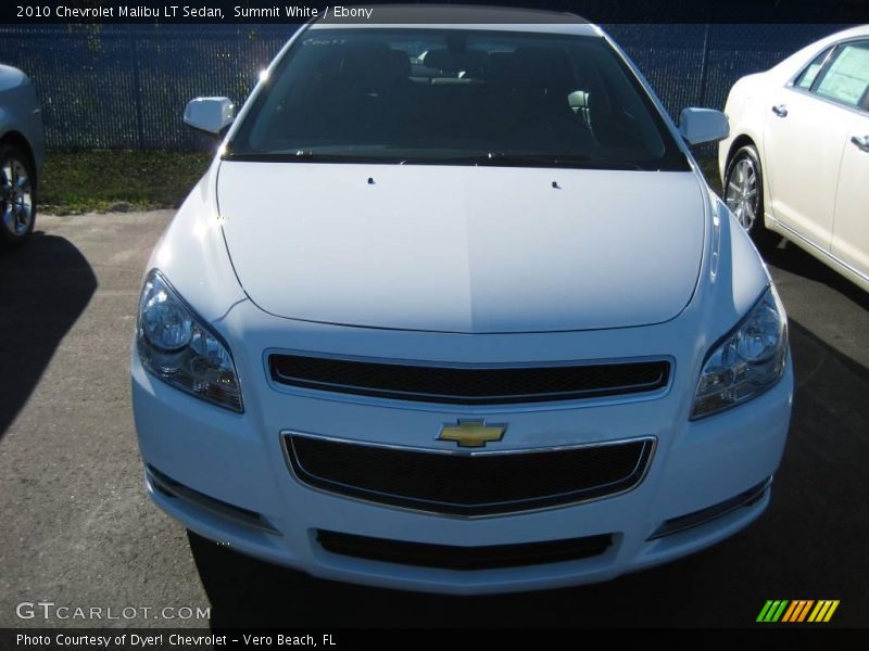 Summit White / Ebony 2010 Chevrolet Malibu LT Sedan