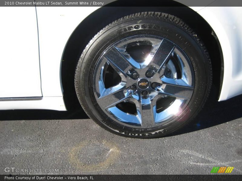 Summit White / Ebony 2010 Chevrolet Malibu LT Sedan