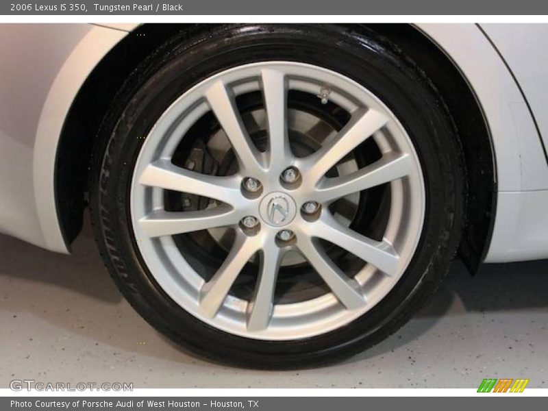 Tungsten Pearl / Black 2006 Lexus IS 350