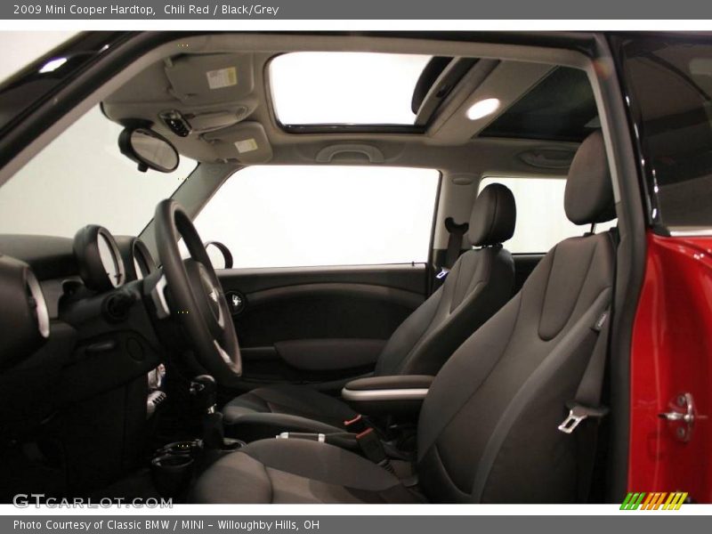 Chili Red / Black/Grey 2009 Mini Cooper Hardtop