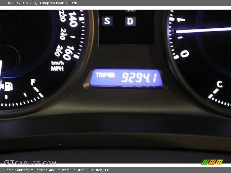 Tungsten Pearl / Black 2006 Lexus IS 350