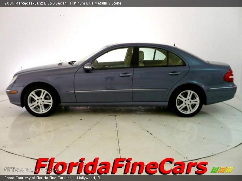 Platinum Blue Metallic / Stone 2006 Mercedes-Benz E 350 Sedan