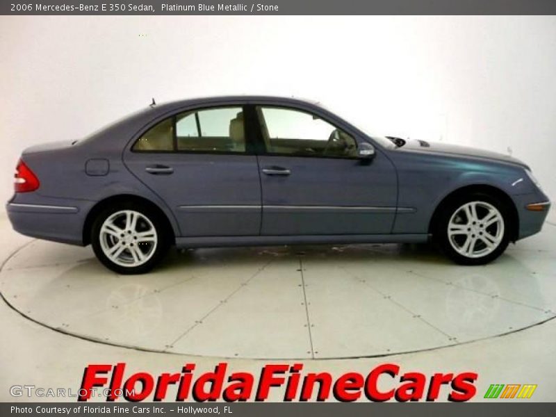 Platinum Blue Metallic / Stone 2006 Mercedes-Benz E 350 Sedan