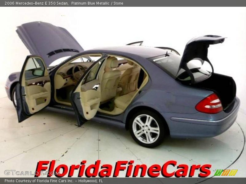 Platinum Blue Metallic / Stone 2006 Mercedes-Benz E 350 Sedan