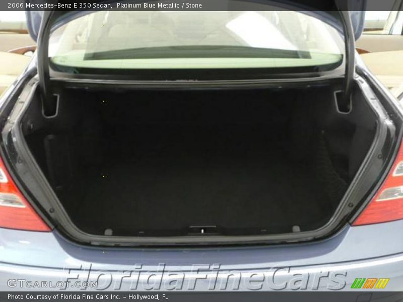 Platinum Blue Metallic / Stone 2006 Mercedes-Benz E 350 Sedan