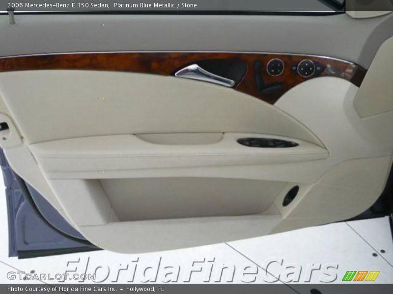 Platinum Blue Metallic / Stone 2006 Mercedes-Benz E 350 Sedan