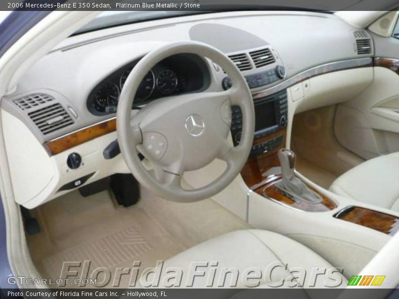 Platinum Blue Metallic / Stone 2006 Mercedes-Benz E 350 Sedan