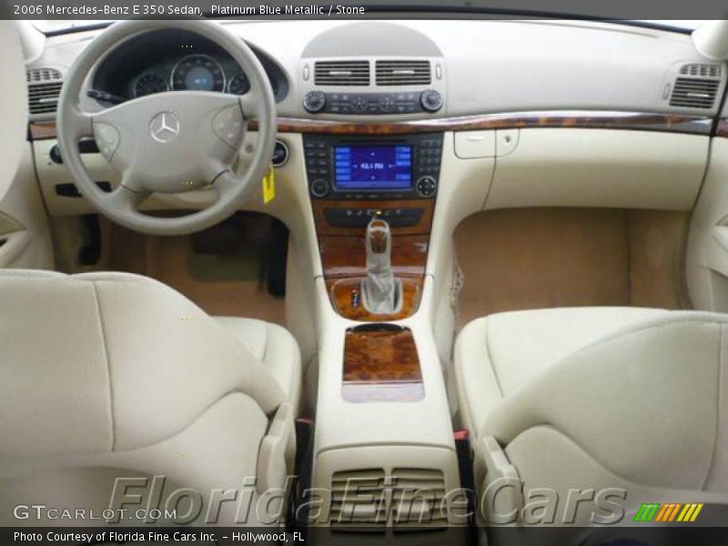 Platinum Blue Metallic / Stone 2006 Mercedes-Benz E 350 Sedan