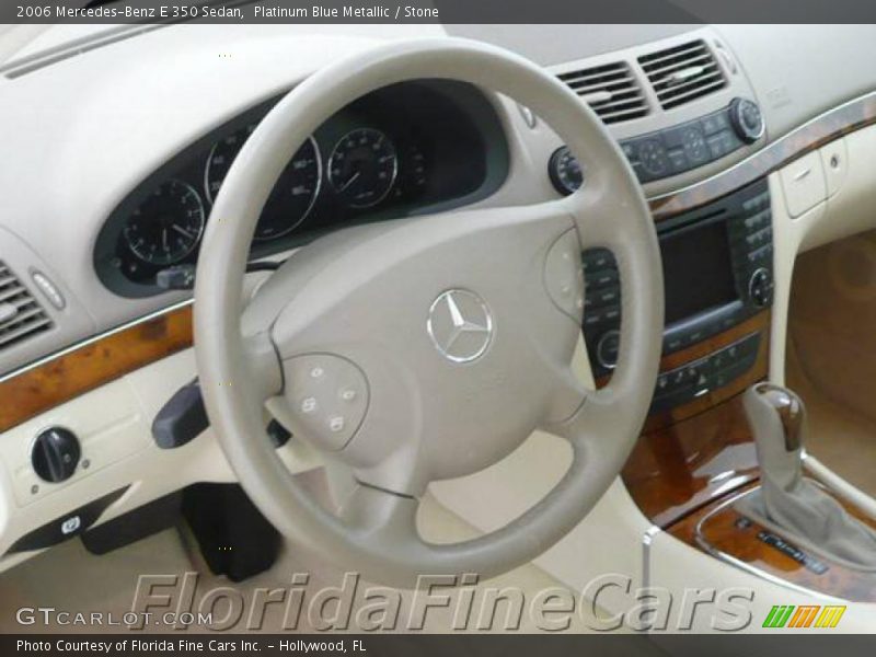 Platinum Blue Metallic / Stone 2006 Mercedes-Benz E 350 Sedan