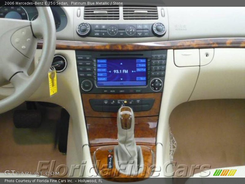 Platinum Blue Metallic / Stone 2006 Mercedes-Benz E 350 Sedan