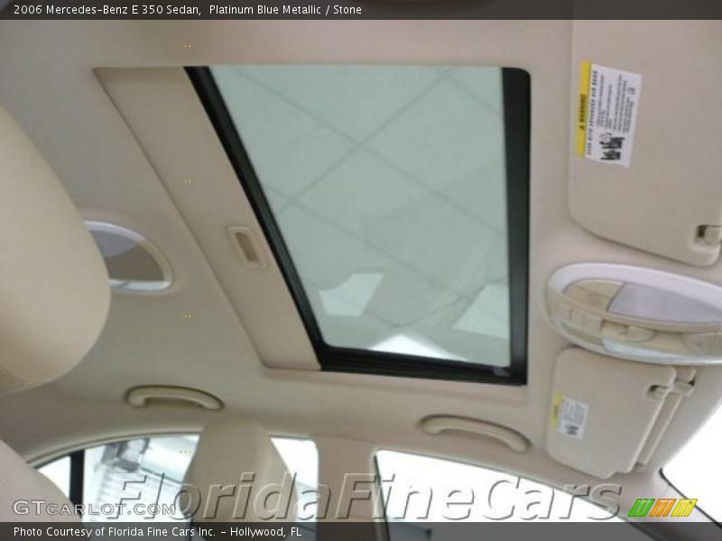 Platinum Blue Metallic / Stone 2006 Mercedes-Benz E 350 Sedan