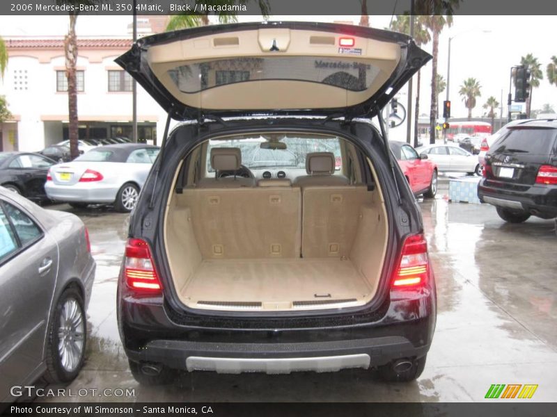Black / Macadamia 2006 Mercedes-Benz ML 350 4Matic