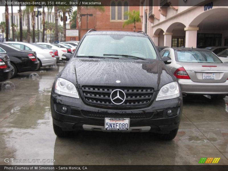 Black / Macadamia 2006 Mercedes-Benz ML 350 4Matic