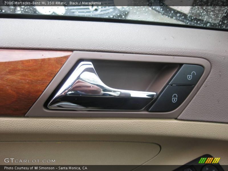 Black / Macadamia 2006 Mercedes-Benz ML 350 4Matic