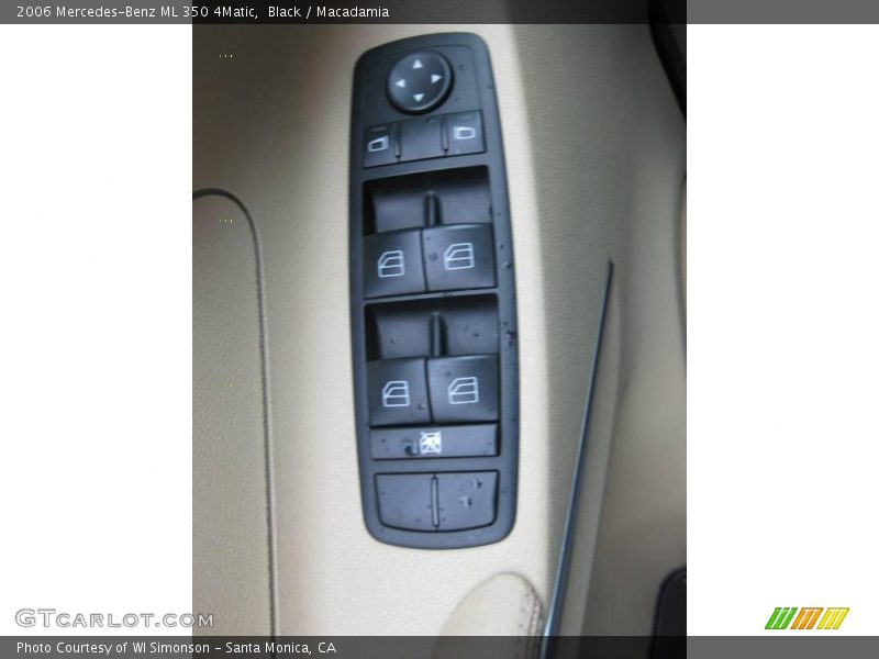 Black / Macadamia 2006 Mercedes-Benz ML 350 4Matic