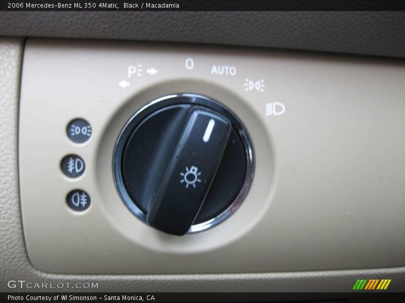 Black / Macadamia 2006 Mercedes-Benz ML 350 4Matic