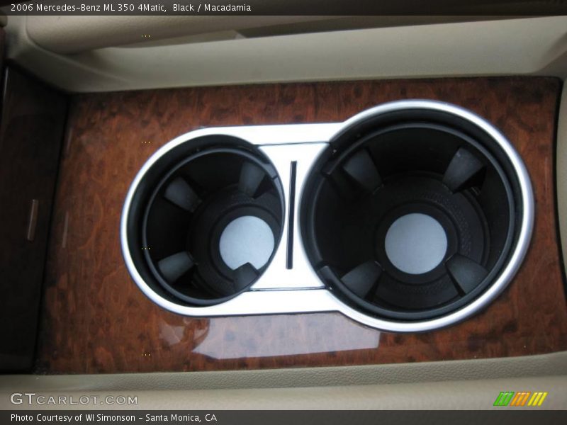 Black / Macadamia 2006 Mercedes-Benz ML 350 4Matic