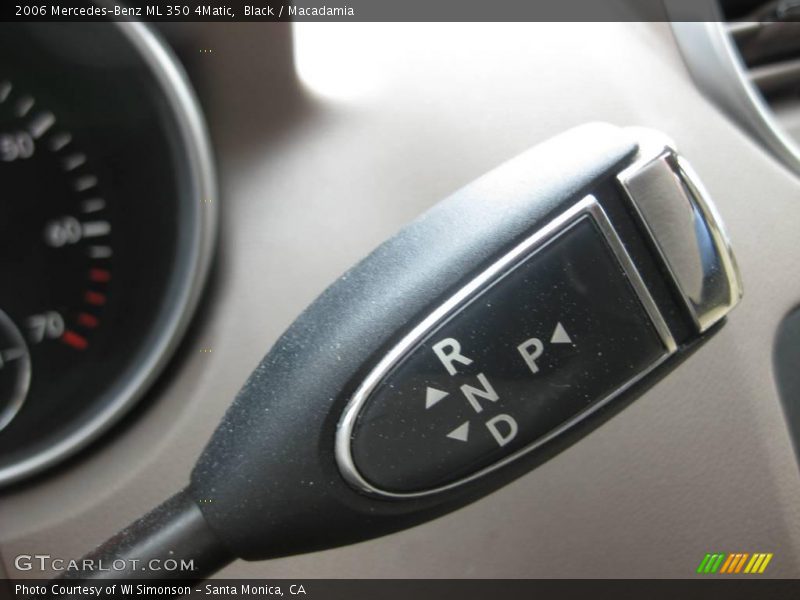 Black / Macadamia 2006 Mercedes-Benz ML 350 4Matic