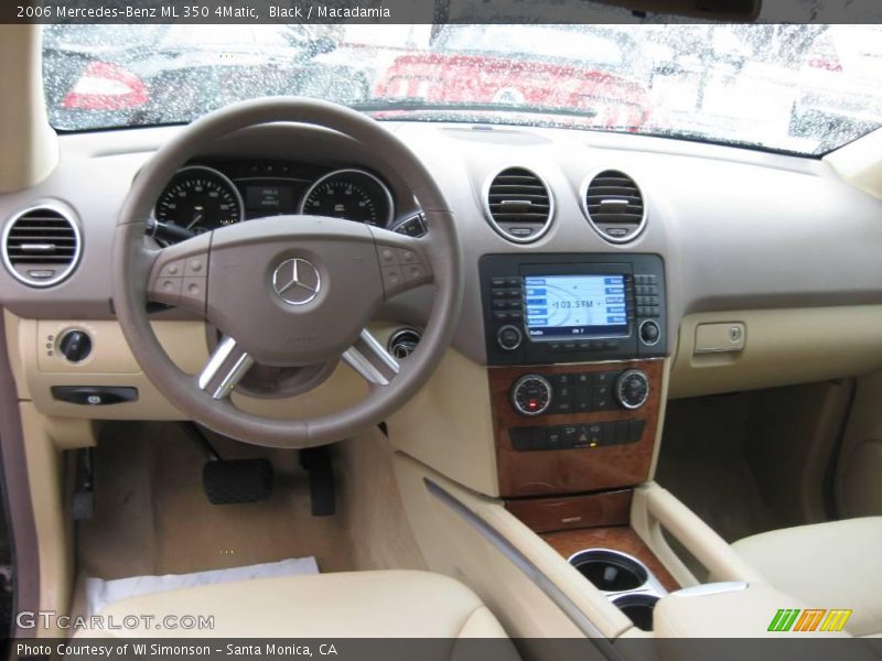 Black / Macadamia 2006 Mercedes-Benz ML 350 4Matic