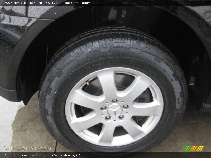 Black / Macadamia 2006 Mercedes-Benz ML 350 4Matic